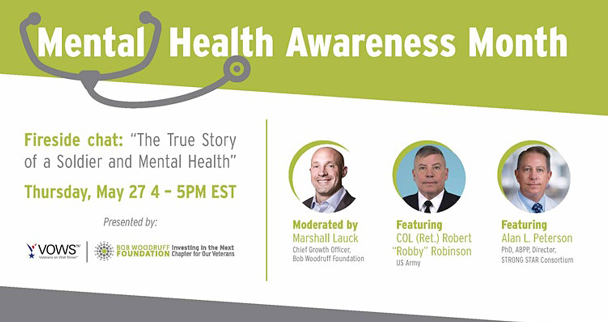 VOWS Mental Health Awareness Month Fireside Chat: “The True Story of a Soldier and Mental Health”