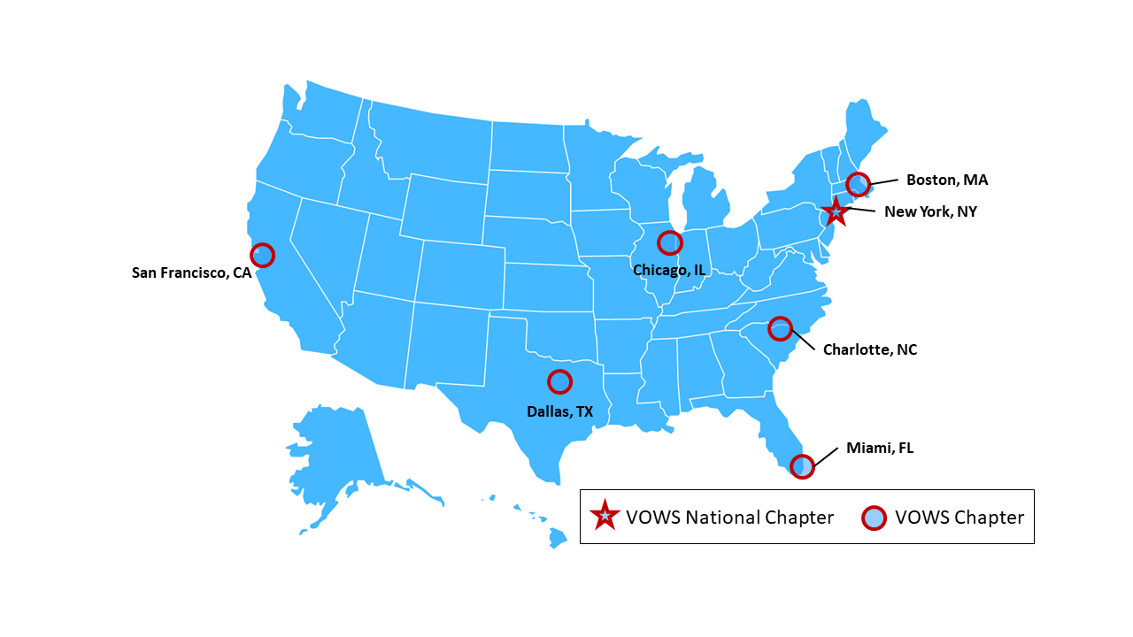 VOWS Chapter Footprint Map