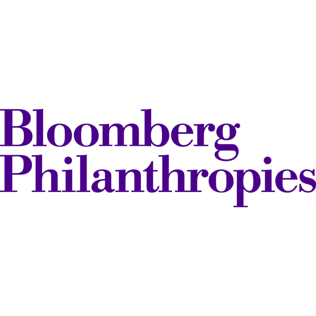 Bloomberg Philanthropies Logo, Purple Heart Partner